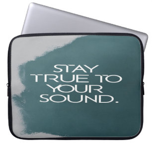 Blijf Trouw Aan Je Sound Laptop Sleeve