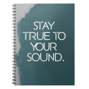 Blijf Trouw Aan Je Sound Notitieboek