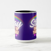 Blijf trouw aan jezelf mok (Midden)