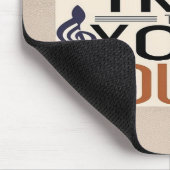 Blijf trouw aan uw geluidsoptie 2 muismat (Hoek)