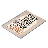 Blijf trouw aan uw geluidsoptie 2 notitieboek (Linkerzijde)