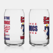 Blijf TRUMPEN Blikvorm Glas (Rechts)