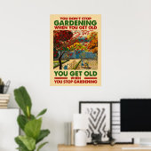 Blijf tuinieren poster (Thuiskantoor)