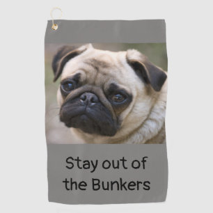 Blijf uit de Bunkers Golfhanddoek