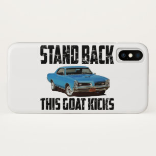 Blijf uit de buurt, deze geit schopt iPhone x hoesje