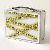 Blijf uit de buurt, kruis politietape 3d niet (Achterkant)