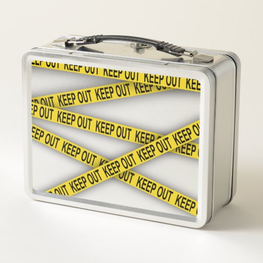 Blijf uit de buurt, kruis politietape 3d niet (Achterkant)