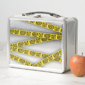 Blijf uit de buurt, kruis politietape 3d niet (In situ)