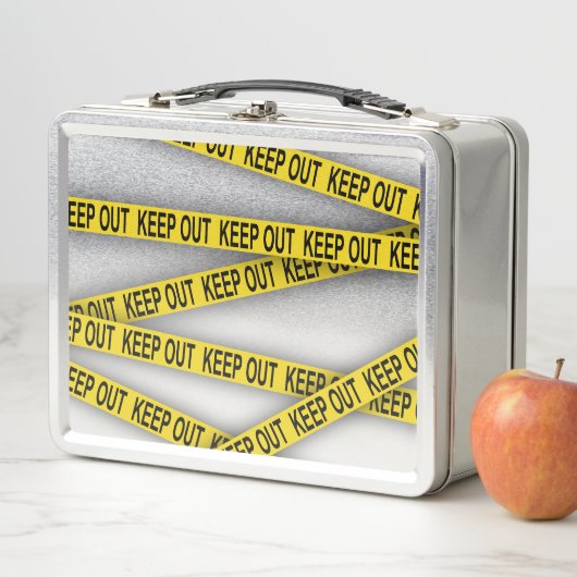 Blijf uit de buurt, kruis politietape 3d niet (In situ)