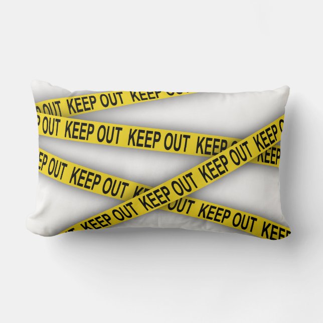 Blijf uit de buurt, kruis politietape 3d niet kussen (Voorkant)