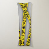 Blijf uit de buurt, kruis politietape 3d niet lichaamskussen (Voorkant Verticaal)