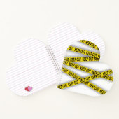 Blijf uit de buurt, kruis politietape 3d niet notitieboek (Binnen)