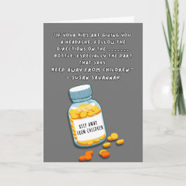 Blijf uit de buurt van kinderen - Grappige Moederd Kaart