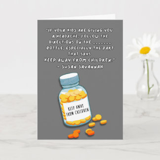 Blijf uit de buurt van kinderen - Grappige Moederd Kaart