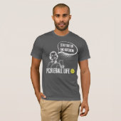 Blijf uit de keuken Grappige Pickleball Humor T-shirt (Voorkant volledig)