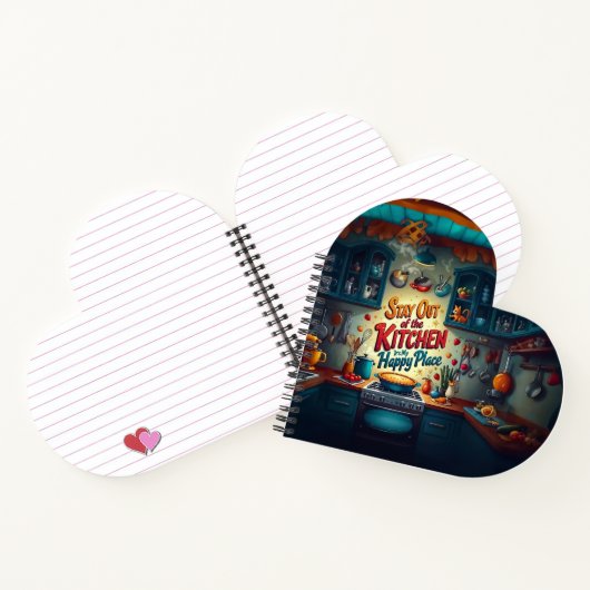 Blijf uit de keuken Notitieboek (Binnen)