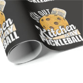 Blijf uit de keuken Speel Pickleball Cadeaupapier (Rol Hoek)