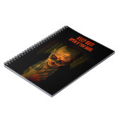 Blijf Uit de Weg! Open als je Durft. Zombie Notitieboek (Linkerzijde)