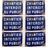 Blijf uit! douchegordijn (Voorkant)