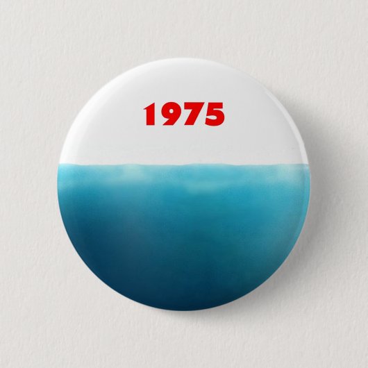 Blijf uit het water ronde button 5,7 cm (Voorkant)