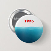 Blijf uit het water ronde button 5,7 cm (Voorkant /achterkant)