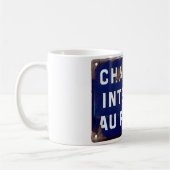 Blijf uit! koffiemok (Links)