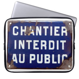 Blijf uit! laptop sleeve