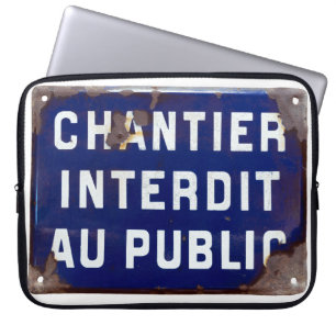Blijf uit! laptop sleeve