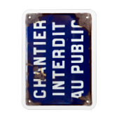 Blijf uit! magneet (Verticaal)