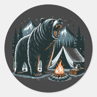 Blijf uit mijn huis ronde sticker