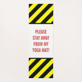 "BLIJF UIT MIJN JEUGD MAT!" + Stripes Yogamat (Achterkant)