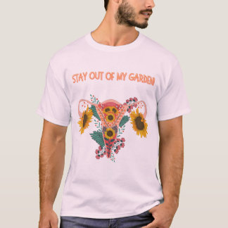 Blijf uit mijn tuin t-shirt