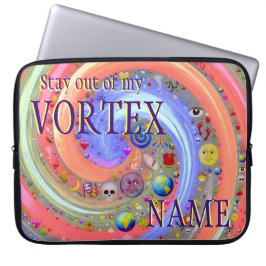 Blijf uit mijn VORTEX persoonlijke omgeving Laptop Sleeve