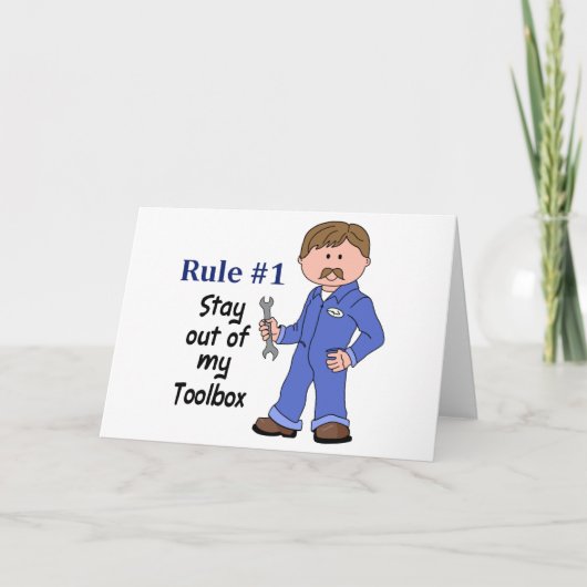 Blijf uit mijn werkset kaart (Voorkant)