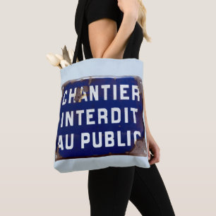 Blijf uit! tote bag