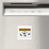 Blijf uit! Velociraptor Magneet (Insitu (Vaatwasser))