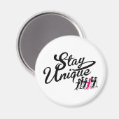 Blijf uniek magneet (Voorkant / Achterkant)