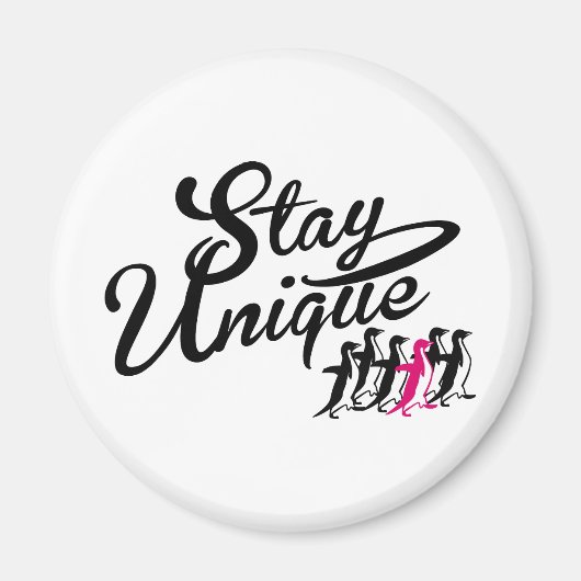 Blijf uniek magneet (Voorkant)