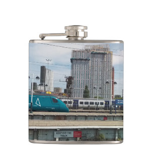 Blijf van de baan heupfles