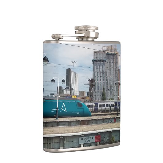 Blijf van de baan heupfles (Rechts)