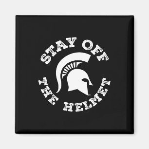 Blijf Van De Helm Af - Michigan State Spartans Ske Magneet