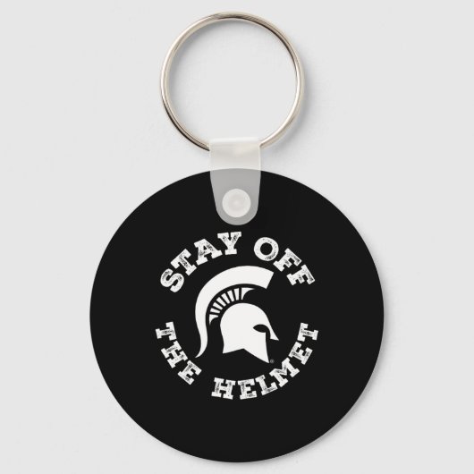 Blijf Van De Helm - Michigan State Spartans Sket Sleutelhanger (Voorkant)