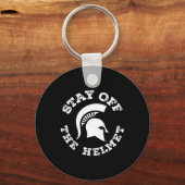 Blijf Van De Helm - Michigan State Spartans Sket Sleutelhanger (Voorkant)