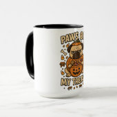 Blijf Van Mijn Snoepjes Af Grumpy Pug Halloween Ko Mok (Voorkant links)