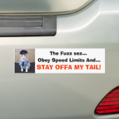 BLIJF VAN MIJN TAIL! BUMPERSTICKER (Op auto)