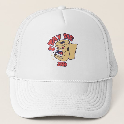 Blijf veilig 2020 trucker pet (Voorkant)