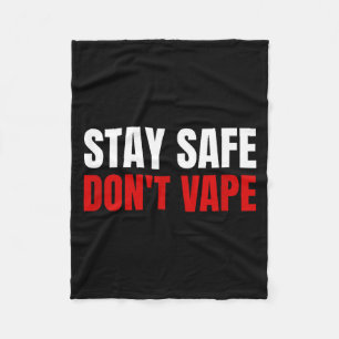 Blijf Veilig Geen Damp Anti-vang Fleece Deken