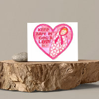 Blijf veilig in Gods liefde Inspirerend Briefkaart