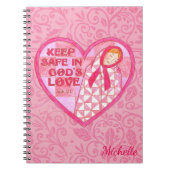 Blijf veilig in Gods liefdesgebed Notitieboek (Voorkant)