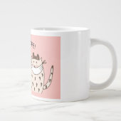 BLIJF VEILIG! LEUKE KATTEN DRAGEN MASKERS ROZE MOK (Rechts)